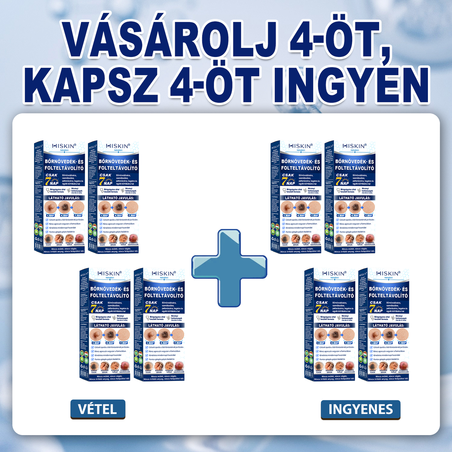 🌿𝐇𝐢𝐒𝐤𝐢𝐧® 🎁 Már csak 2 doboz maradt! A 𝐇𝐢𝐒𝐤𝐢𝐧® 🎁további 50% kedvezményt ad! Állítsd helyre a tested és az egészséged.
